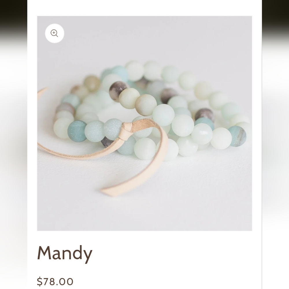 Leslie Curtis Amazonite Bracelet Bundle 7" - Mandy -